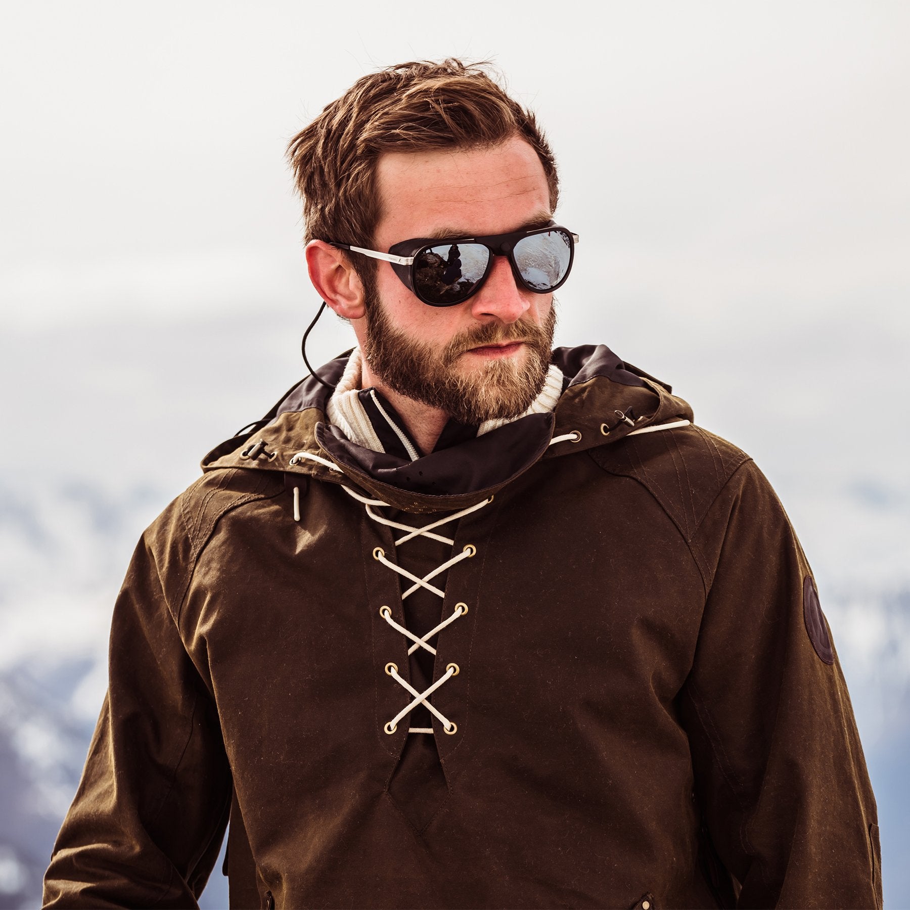 Canvas sales pullover jacket